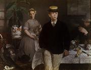 Edouard Manet Luncheon in the Studio (mk09) oil painting artist